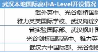 【武漢出國(guó)英語(yǔ)培訓(xùn)】武漢15所A-level國(guó)際高中盤點(diǎn)